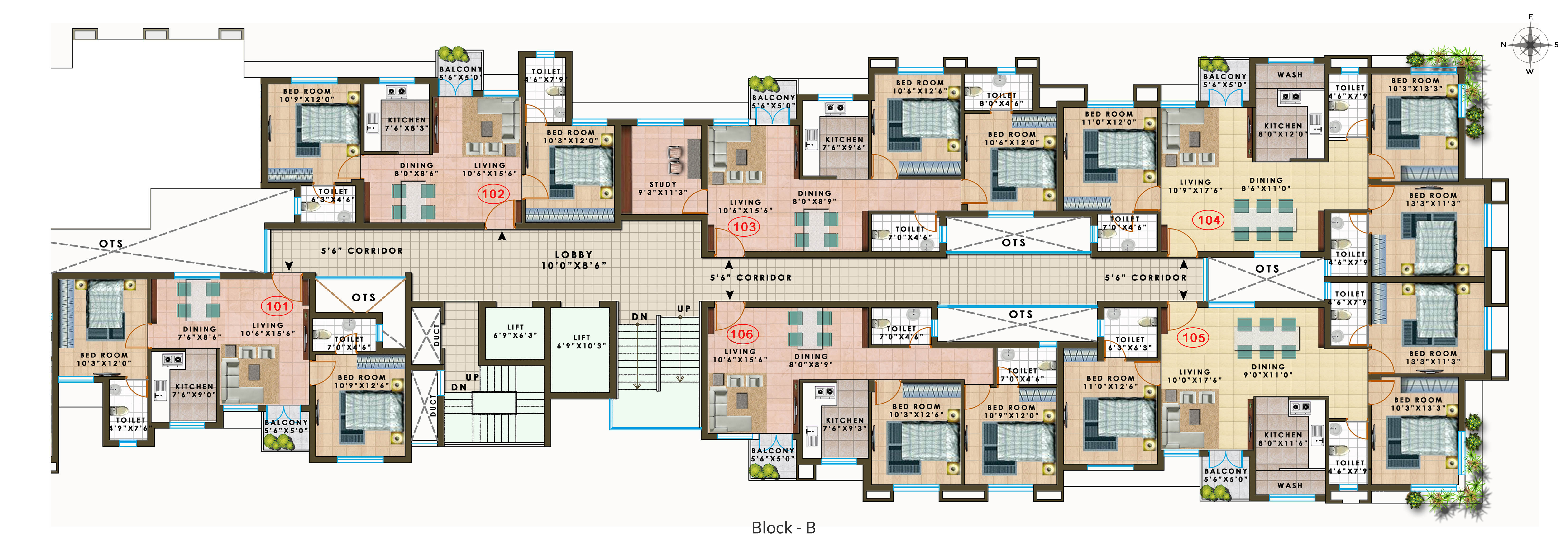 Pallavaram Apartments Floor Plan Agni Estates Pelican